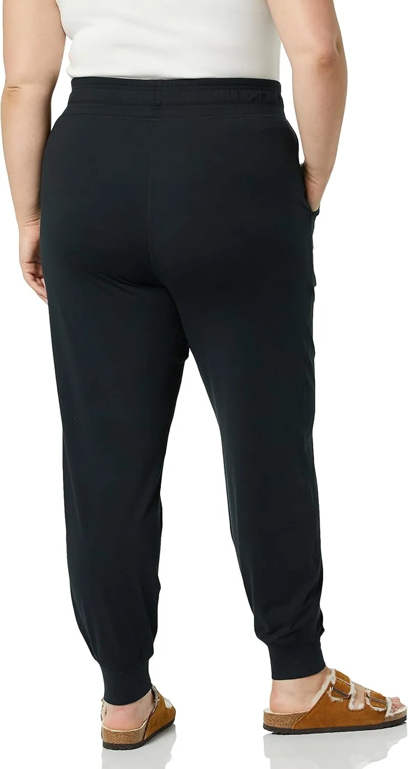 Amazon Essentials Athletic Pants for Women, Brushed Tech Stretch Lounge Joggers, Plus Size Available