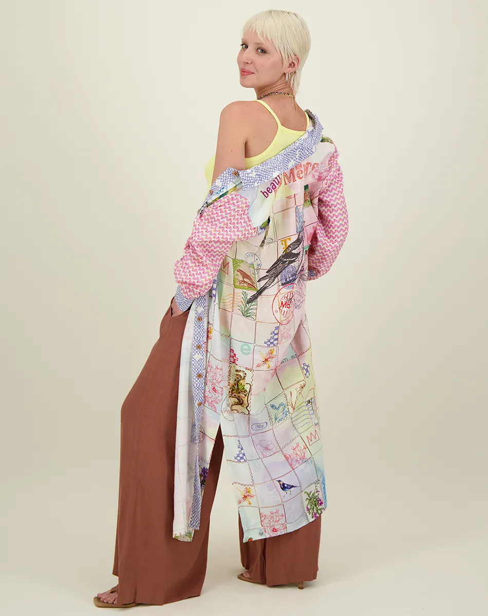 Ariel Earth Wide Leg Linen Pants