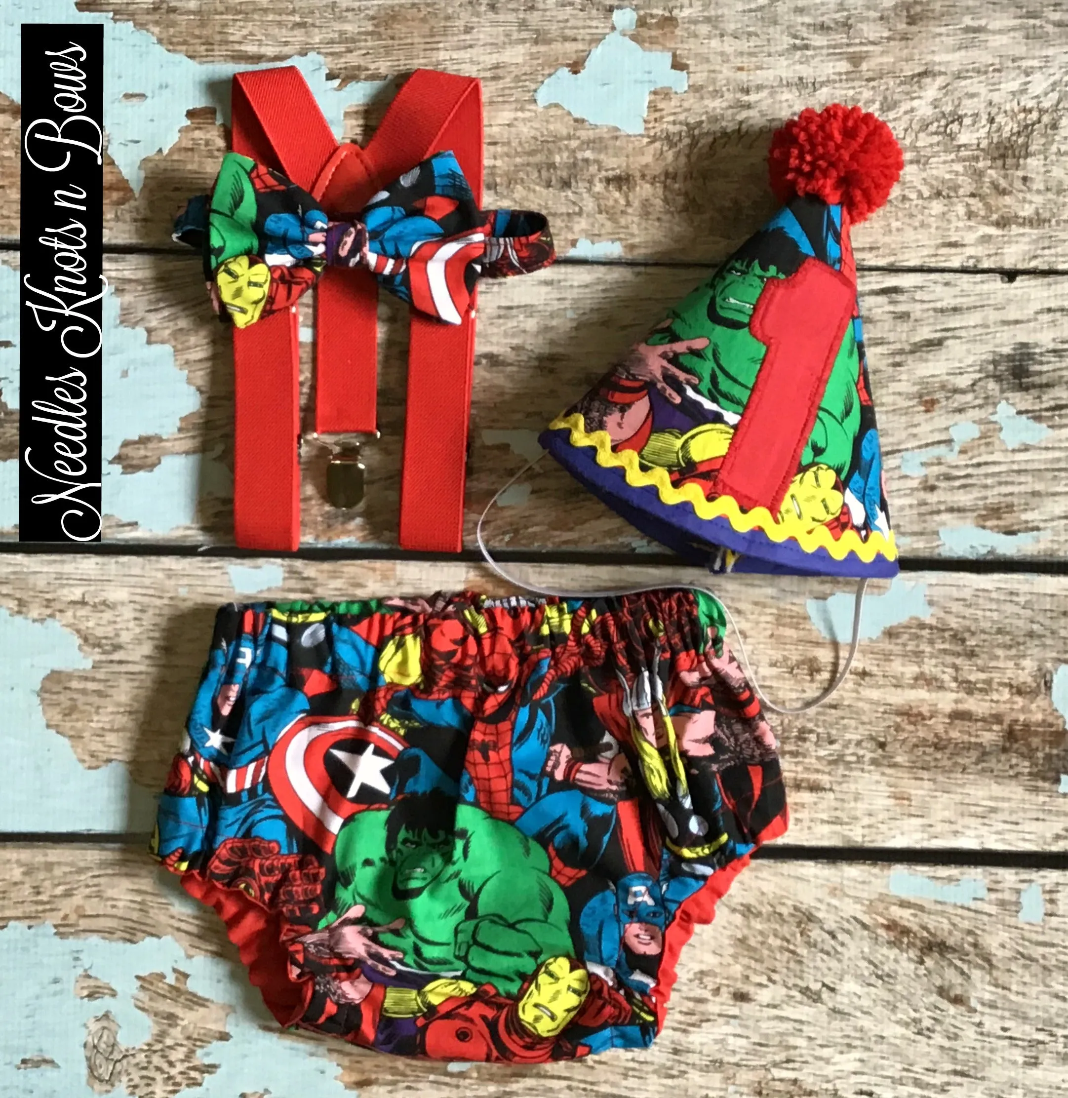 Boys Avengers Cake Smash Outfit, 1st Birthday Outfit Boy