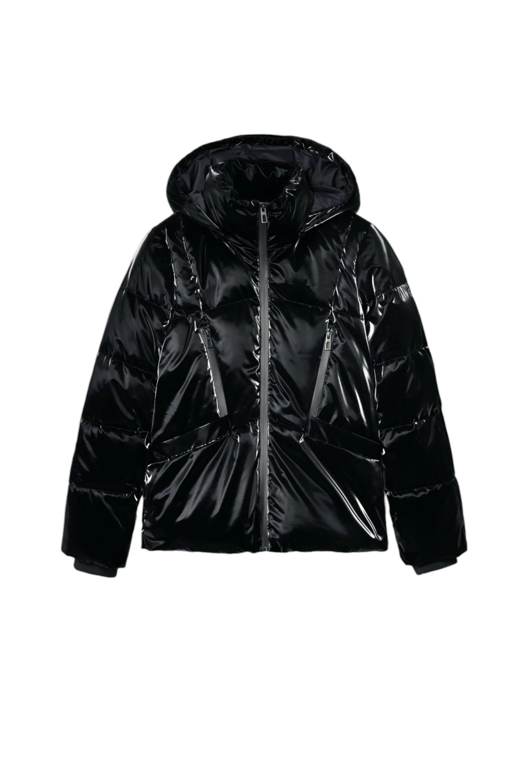 Down jacket Desigual padded_flam Black