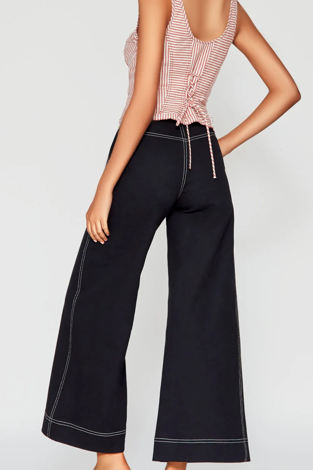 Erika Wide Leg Denim Pants