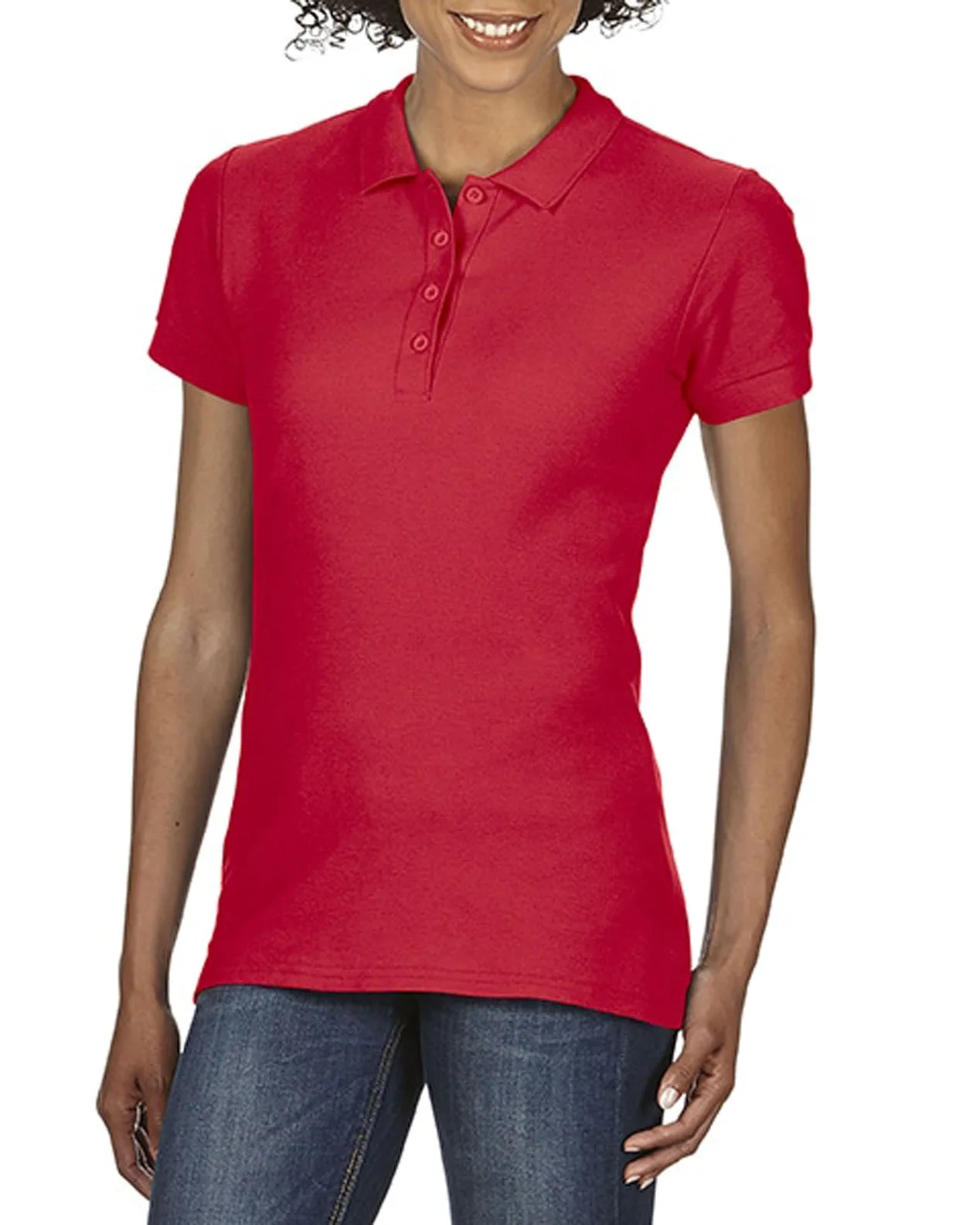 Gildan Softstyle Ladies Double Pique Polo (64800L)