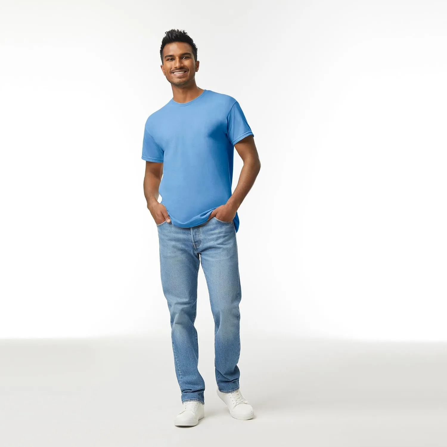 Gildan Unisex Adult Heavy Cotton T-Shirt, Style G5000, Multipack