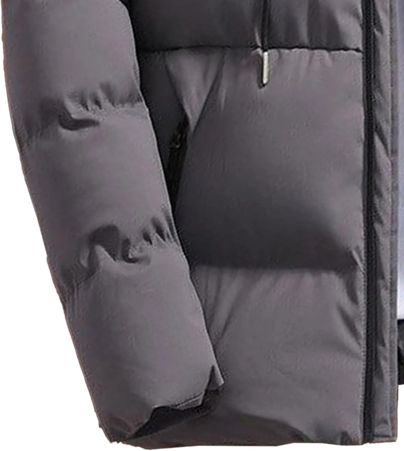 Maiyifu-GJ Men's Hooded Puffer Jacket Thicken Warm Winter Down Jackets Windproof Lightweight Quilted Padded Coat Outerwear