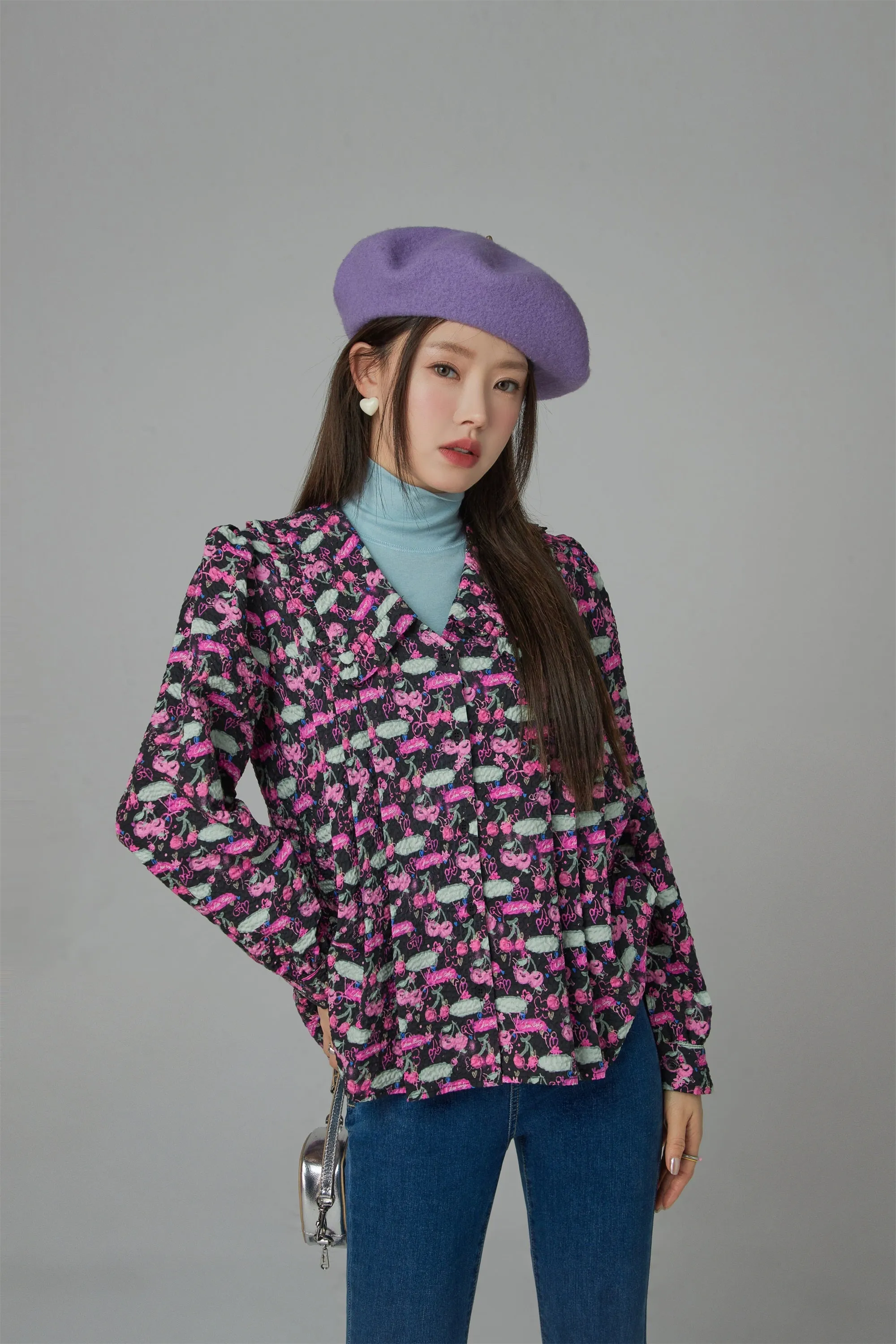 My Heart Is A Garden Floral Blouse