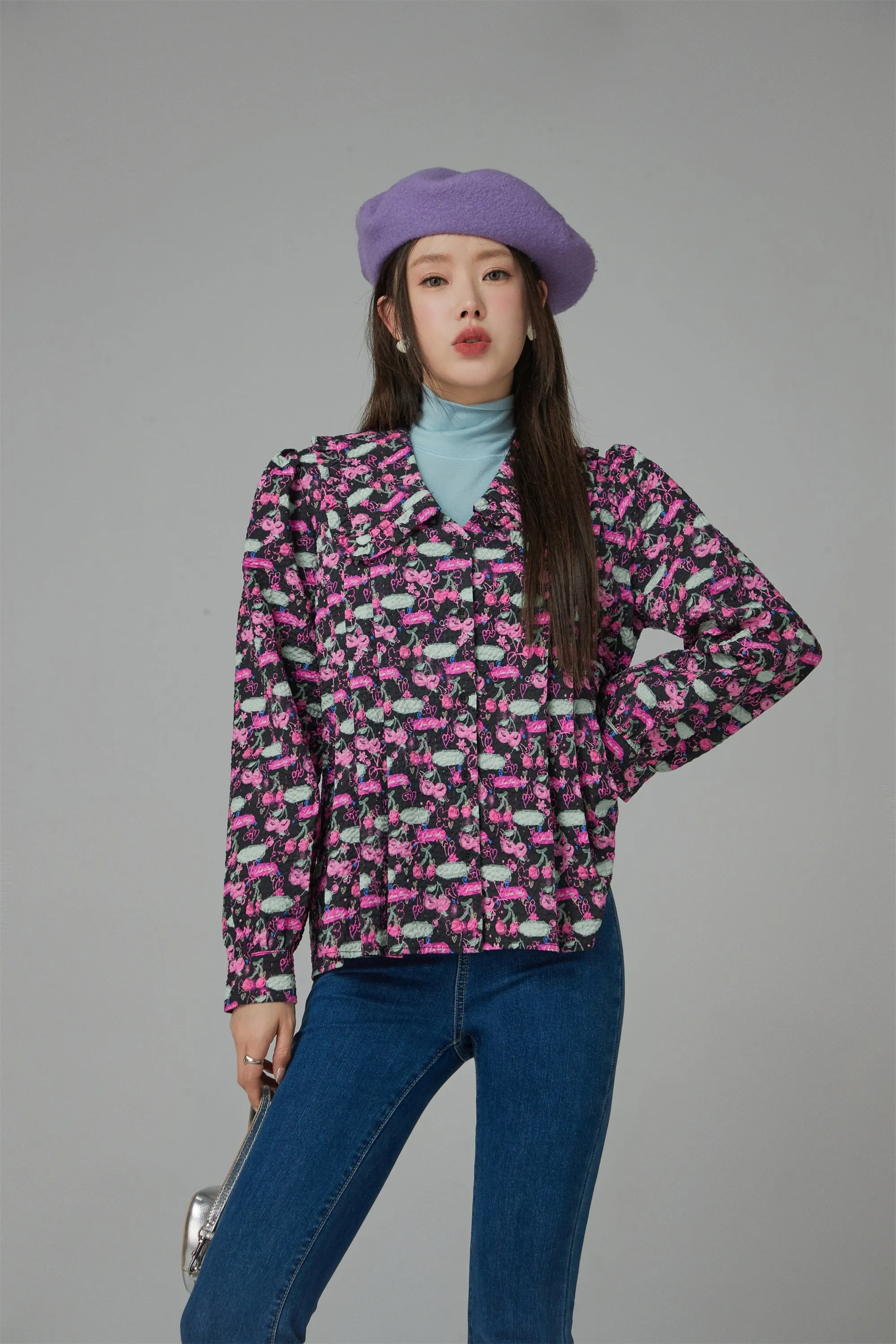 My Heart Is A Garden Floral Blouse