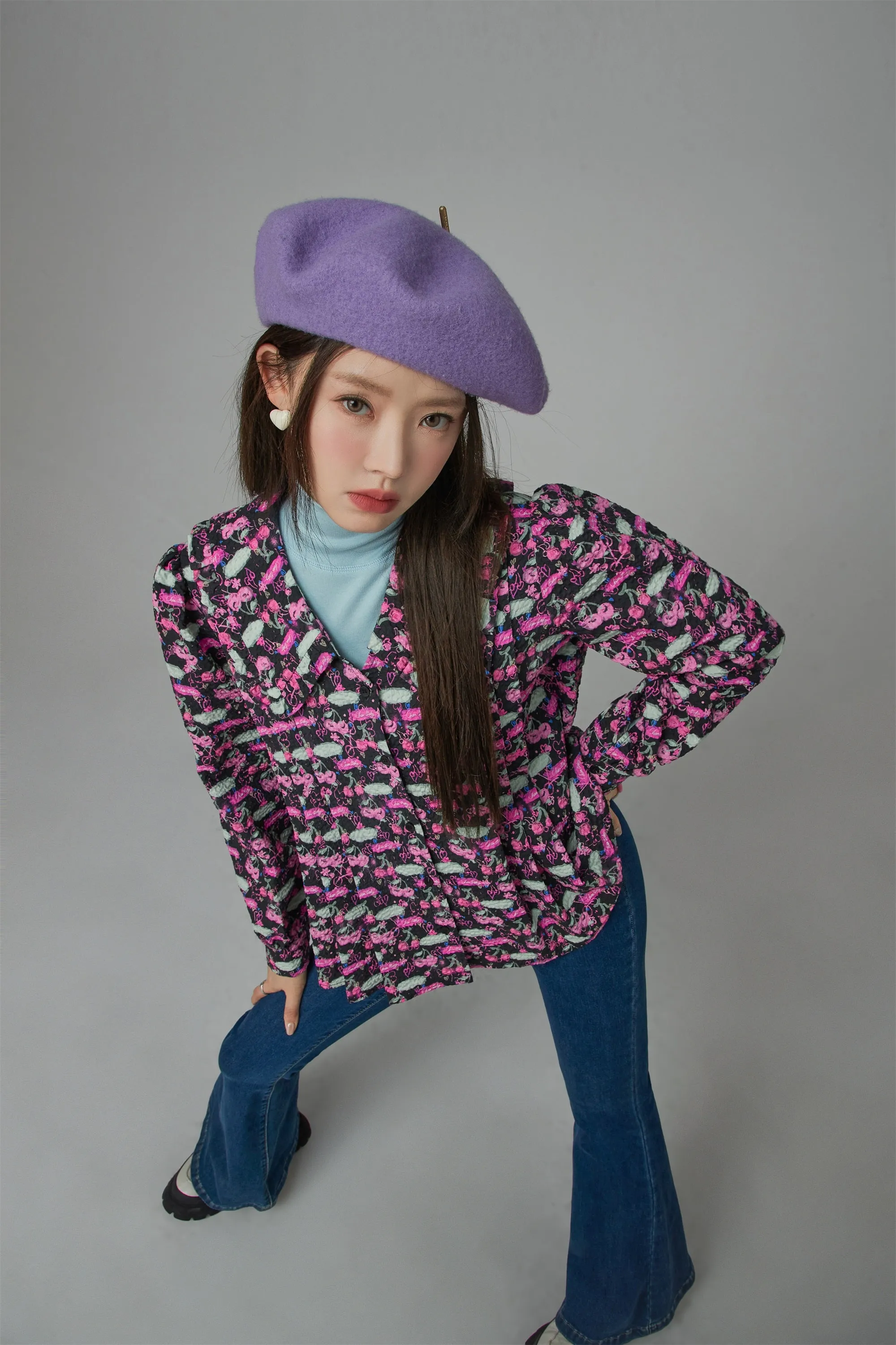 My Heart Is A Garden Floral Blouse