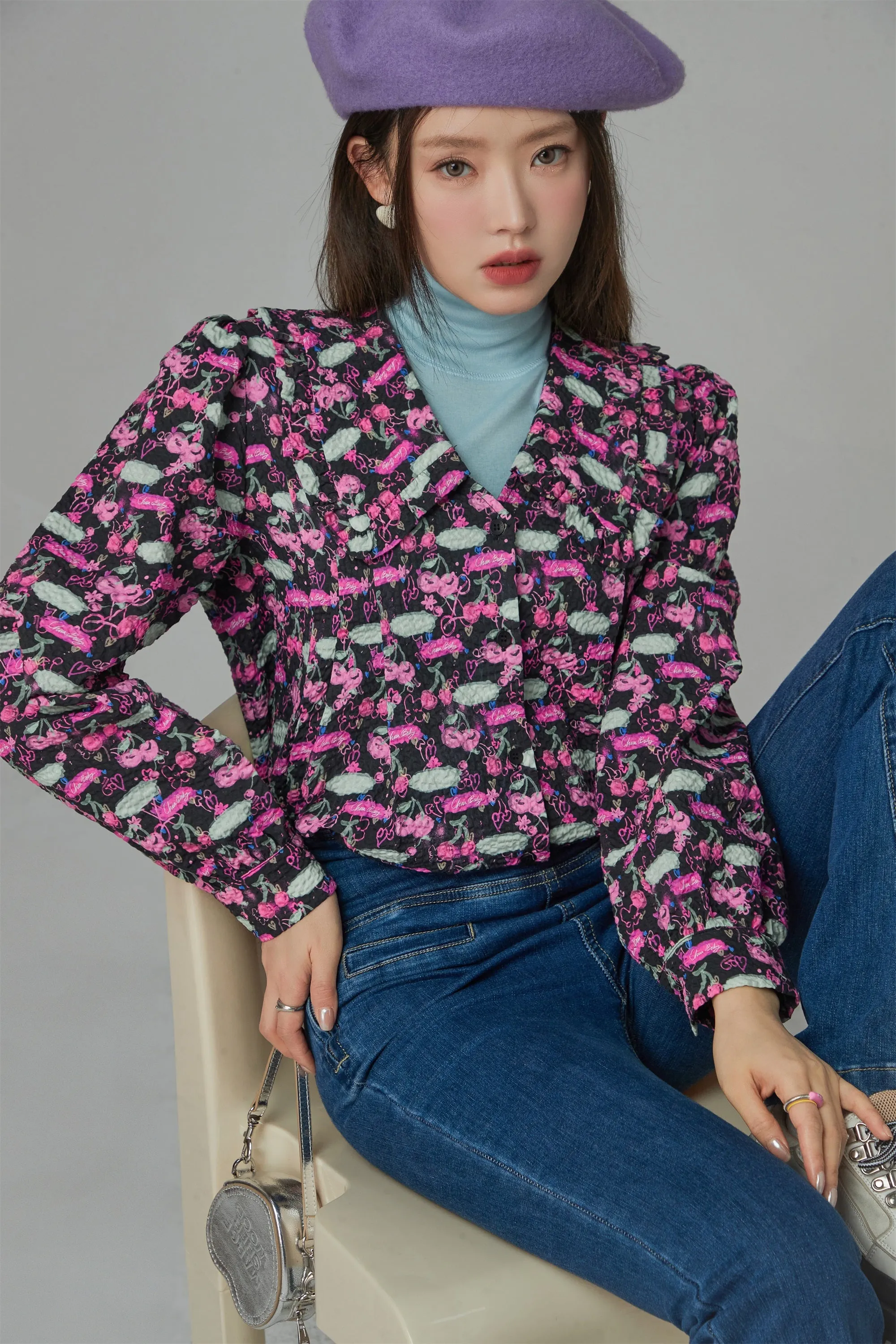 My Heart Is A Garden Floral Blouse