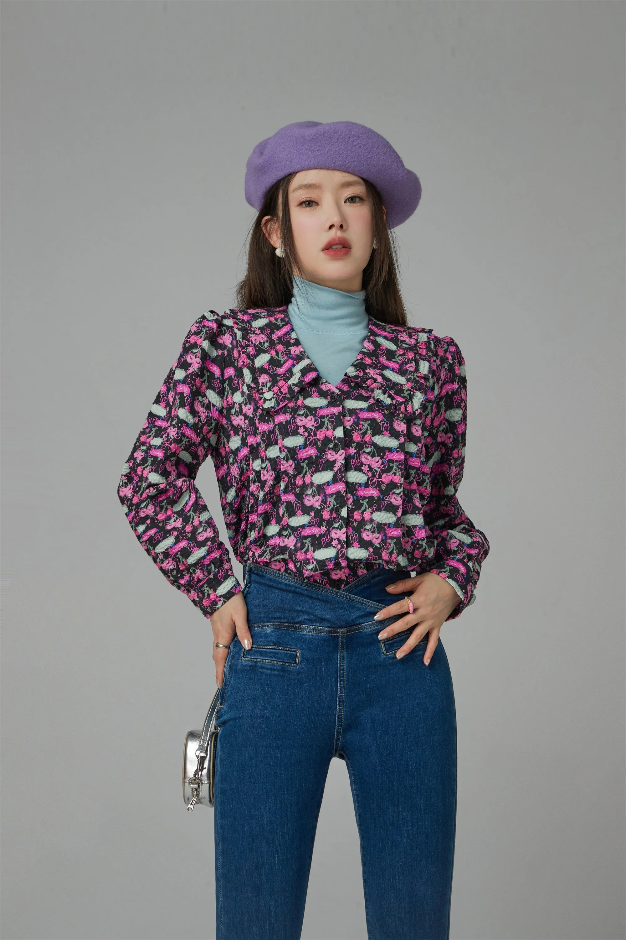 My Heart Is A Garden Floral Blouse