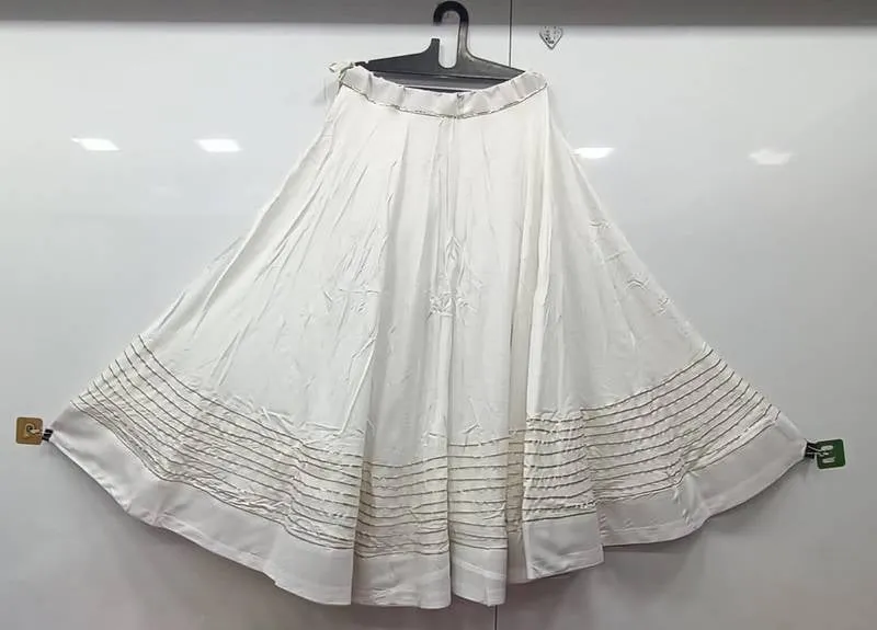 Navaratri special pure Rayon full flair Skirts- Rental possible