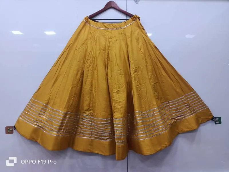 Navaratri special pure Rayon full flair Skirts- Rental possible