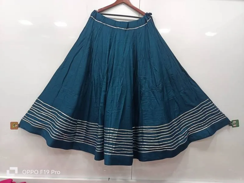 Navaratri special pure Rayon full flair Skirts- Rental possible