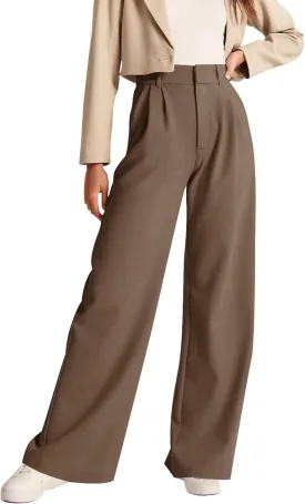 NIMIN High Waisted Work Pants for Women Business Casual Outfits 2025 Office Dress Pants Trousers with Pockets