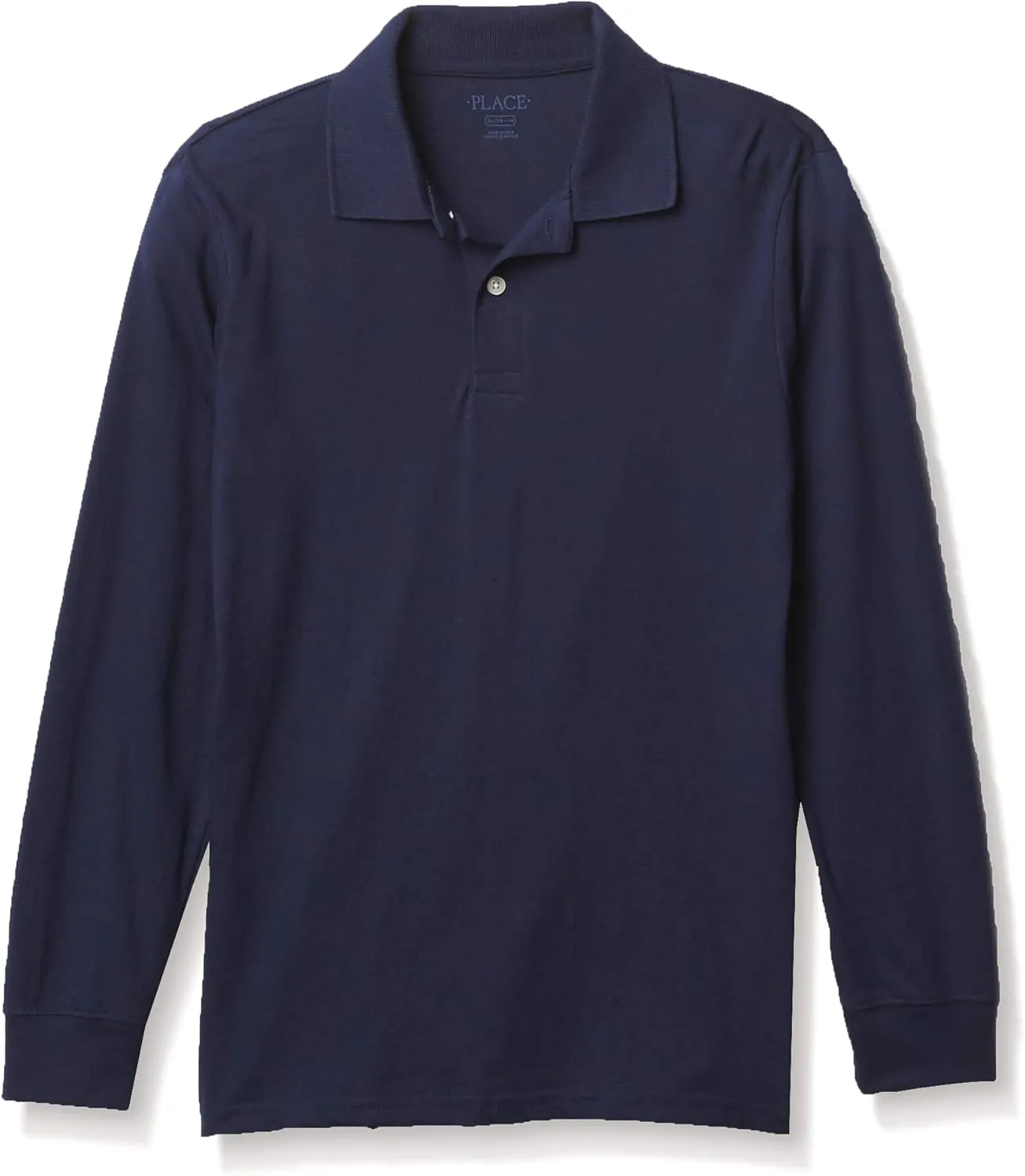 The Children's Place Boys' Long Sleeve Soft Jersey Knit Polo