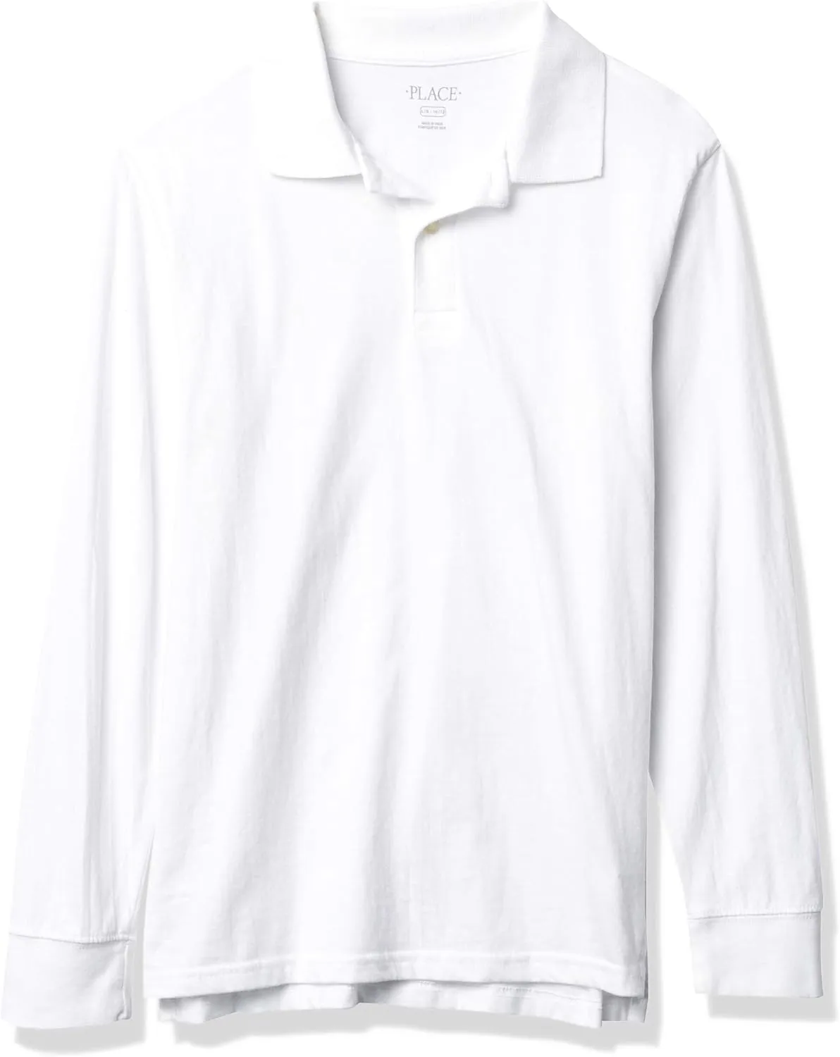 The Children's Place Boys' Long Sleeve Soft Jersey Knit Polo