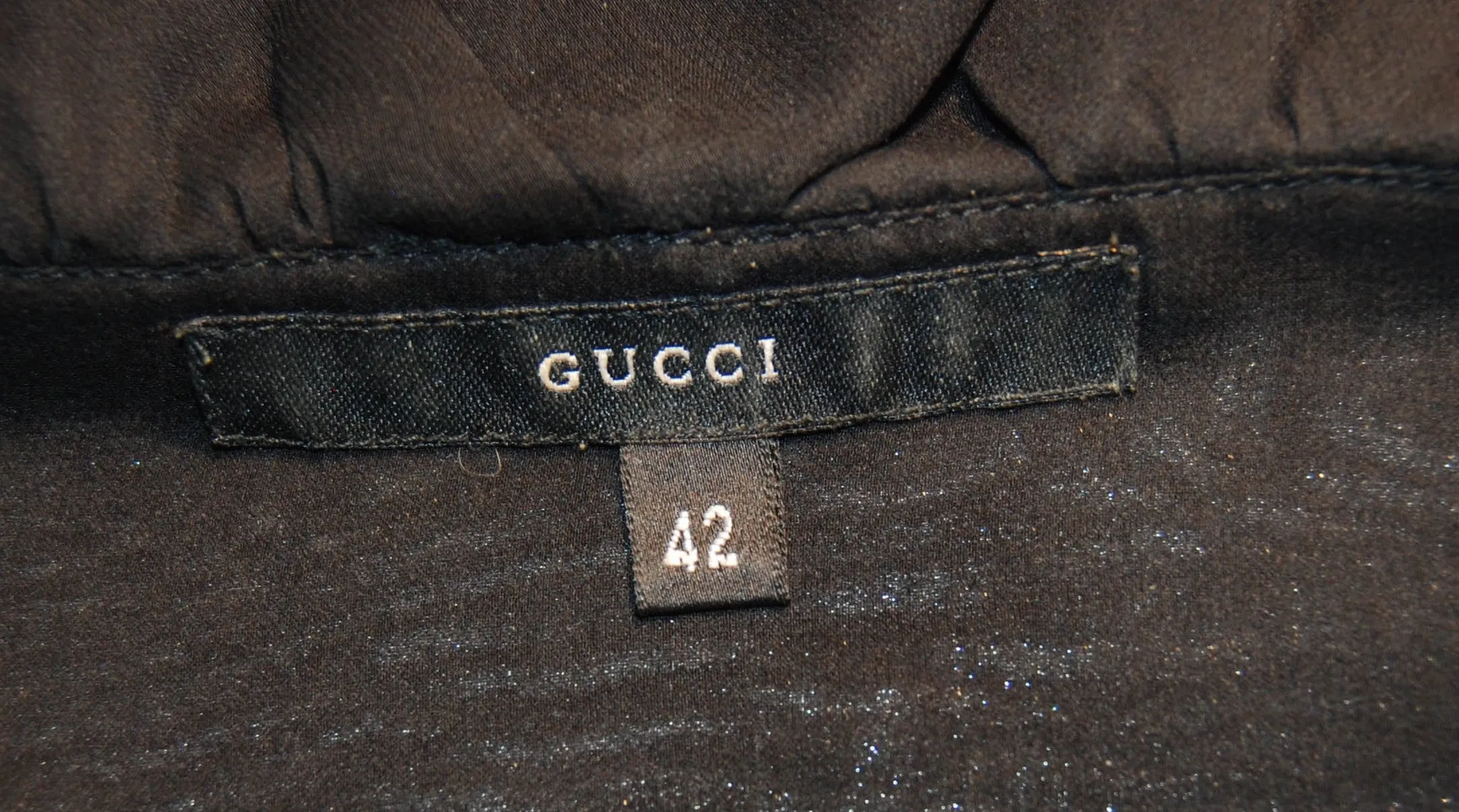 Tom Ford Gucci Chiffon Ruffle Blouse