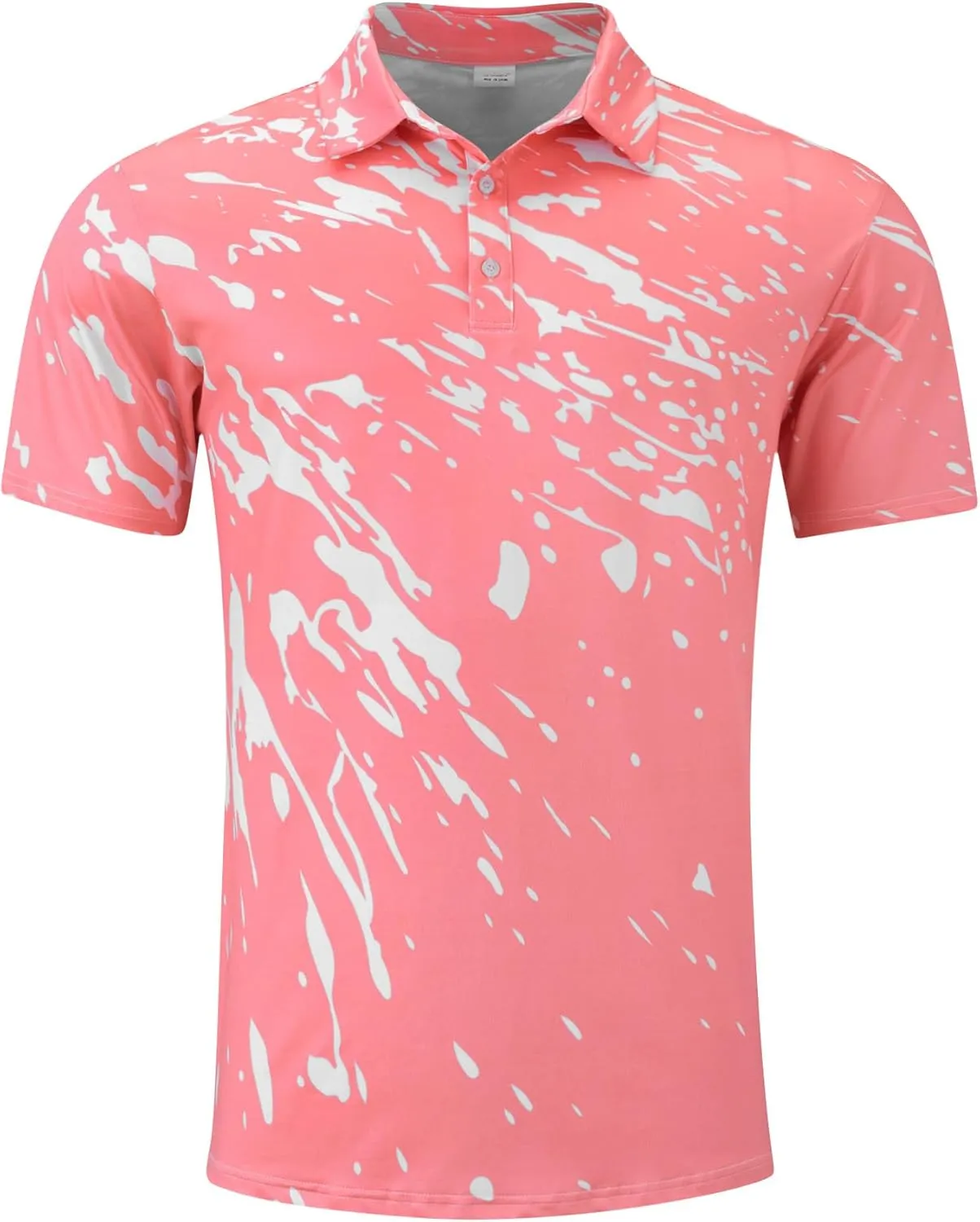 uideazone Golf Shirts for Men Dry Fit Polo Shirt Short Sleeve Moisture Wicking Golf Polos Performance Golf Tennis Shirt