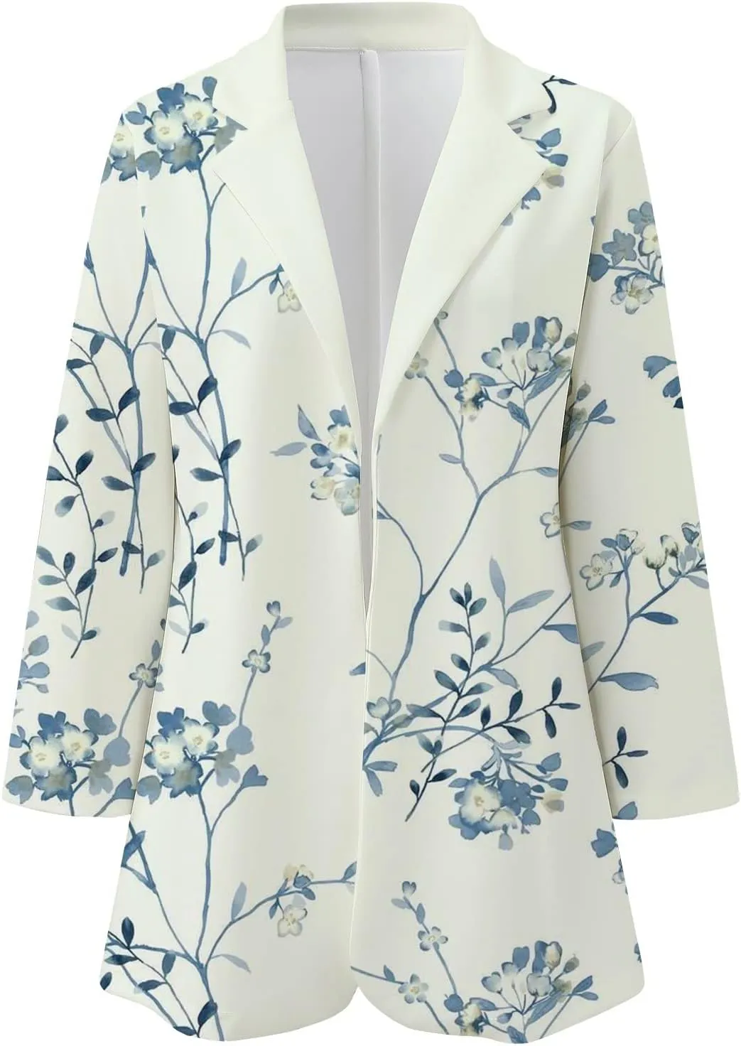 ZEFOTIM Blazers for Women Print Light Weight Trendy Trench Coats Ladies Work Professional Fashion Casual Jackets